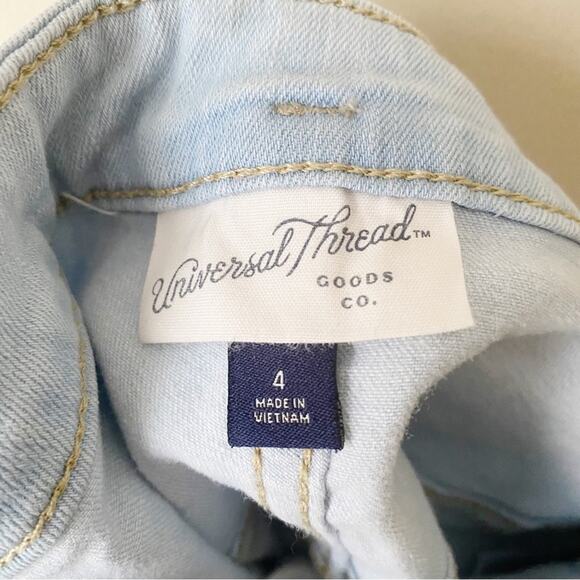 Universal Thread | Tapered Cropped Utility Cargo Pants High Waisted Blue Size 4 - Picture 4 of 5